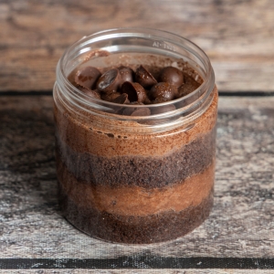 Death by Chocolate Cake Jar - hOLa Keto Desserts - Dubai, Abu Dhabi, Sharjah, Ajman, Al Ain, Fujairah - No Sugar, Low Carb, Healthy
