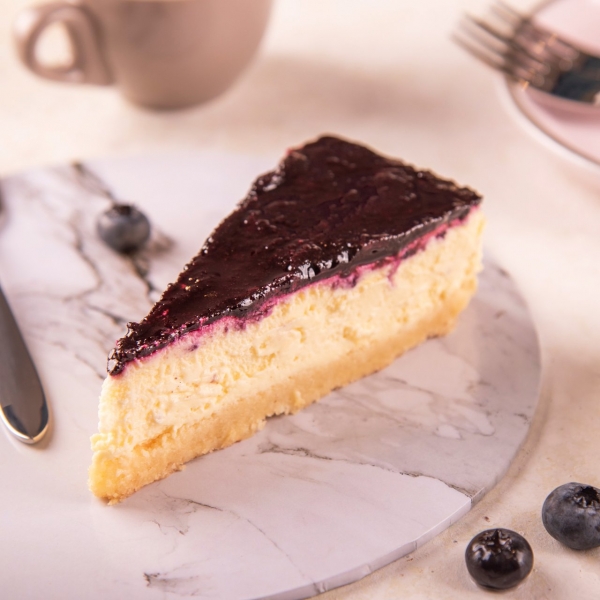 Blueberry Cheesecake Slice Dubai Keto Desserts UAE Low Carb No Sugar Healthy Delicious