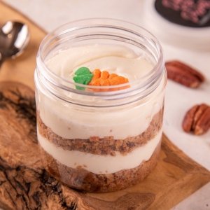 Carrot Cake Jar Dubai Keto Desserts UAE Low Carb No Sugar Healthy Delicious