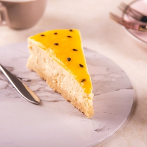 Passionfruit Cheesecake Slice Dubai Keto Desserts UAE Low Carb No Sugar Healthy Delicious