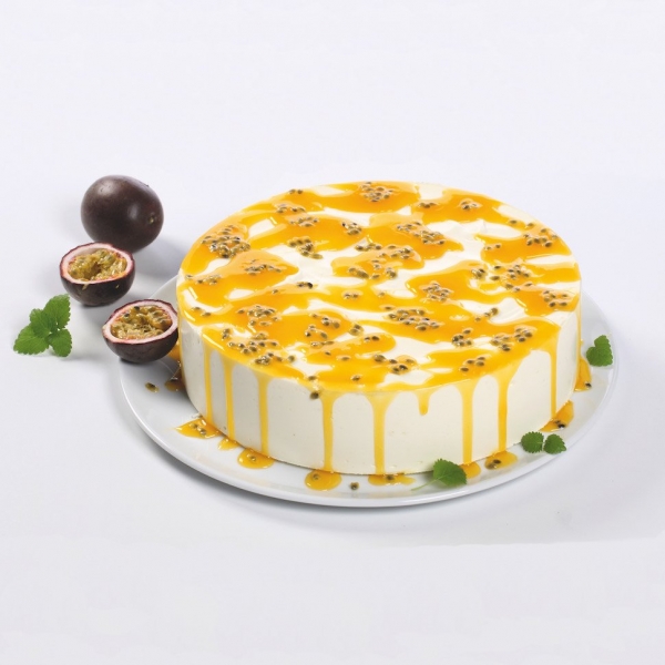 Vanilla Passionfruit Cake Dubai Keto Desserts UAE Low Carb No Sugar Healthy Delicious