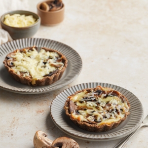 Truffle Mushroom Tart Healthy Options by L hOLa Dubai Abu Dhabi Sharjah Fujairah Ajman Al Ain UAE