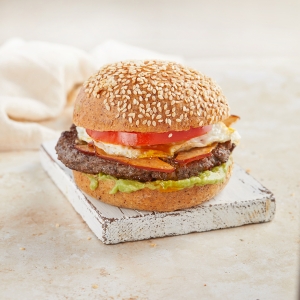 Smashed Beef Keto Burger Healthy Options by L hOLa Dubai Abu Dhabi Sharjah Fujairah Ajman Al Ain UAE