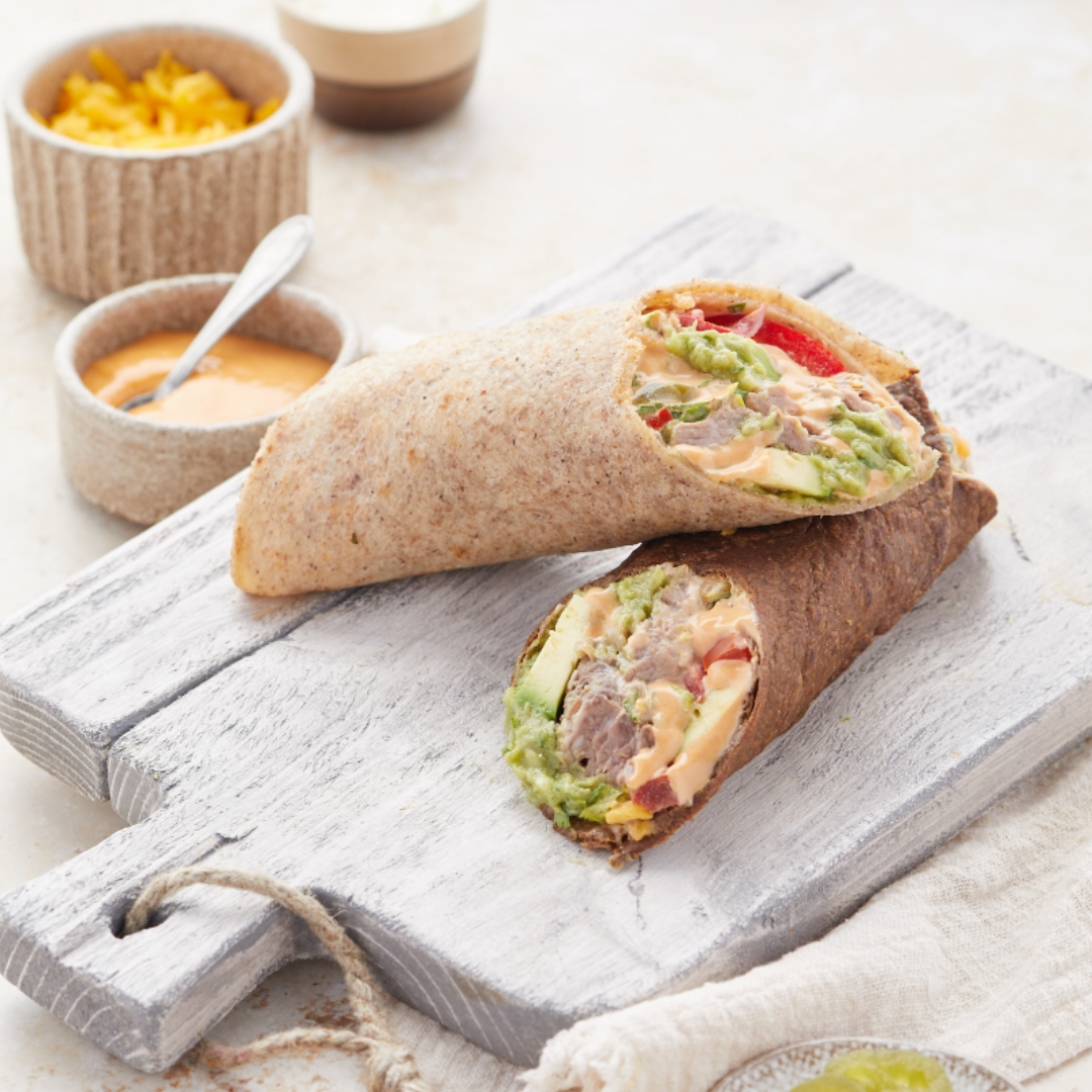 Mexican Beef Wrap Healthy Options by L hOLa Dubai Abu Dhabi Sharjah Fujairah Ajman Al Ain UAE