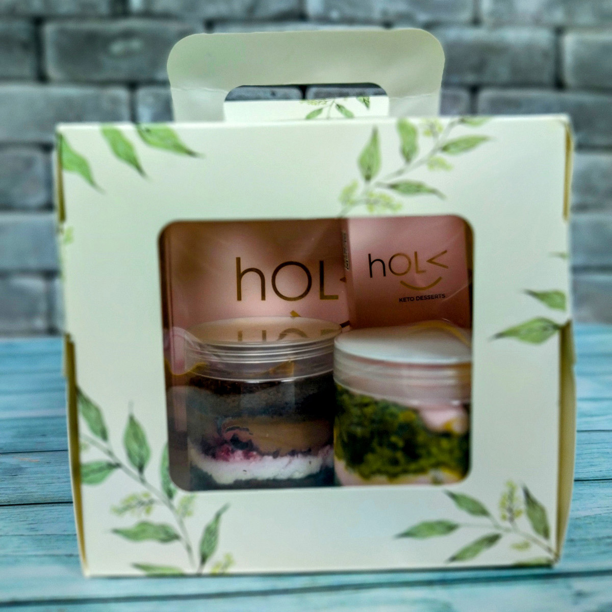 Jars, Bars & Pound Cake Box hOLa Keto Desserts UAE