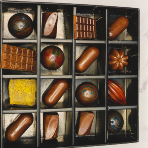 Valentines Chocolate Box of 16 hOLa Keto Desserts Dubai Abu Dhabi Ajman Fujairah Sharjah Al Ain