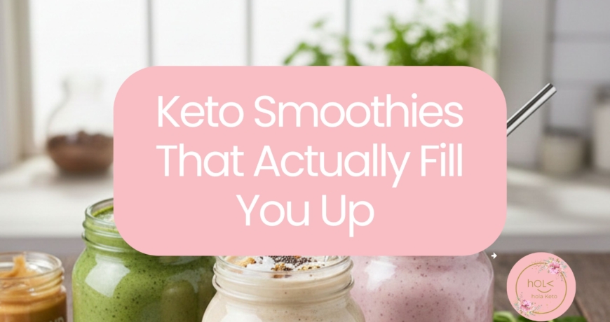 Keto Smoothies That Actually Fill You Up