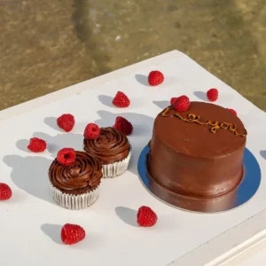 Bento Cake with 2 Cupcakes HOLA Dubai Abu Dhabi Sharjah Ajman Al Ain Fujairah Ras Al Khaimah UAE