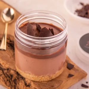 Chocolate Cheesecake Jar Dubai Keto Desserts UAE Low Carb No Sugar Healthy Delicious
