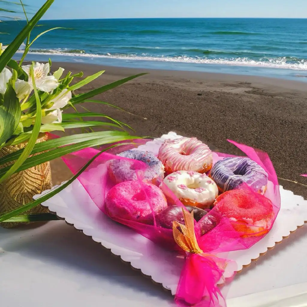 Elegantly wrapped Valentine's themed keto white chocolate covered Douquet HOLA Dubai Abu Dhabi Sharjah Ajman Al Ain Fujairah Ras Al Khaimah UAE