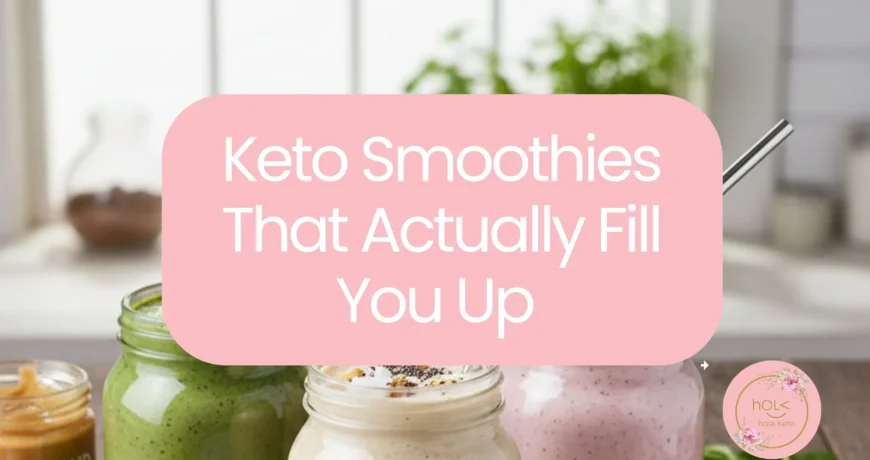 Keto Smoothies That Actually Fill You Up