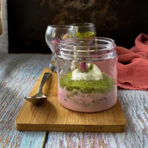 Pistachio Rose Milk Cake Ramadan Special hOLa Keto Desserts Dubai Abu Dhabi Sharjah Fujairah Al Ain UAE