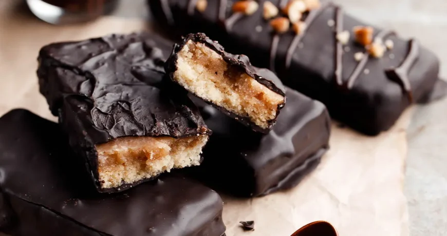 Snicker Bar Dubai Keto Desserts UAE Low Carb No Sugar Healthy Delicious