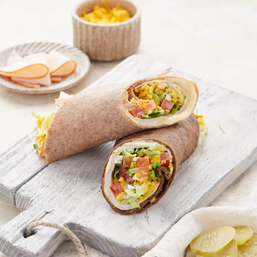 Turkey Cheese Wrap Healthy Options by L hOLa Dubai Abu Dhabi Sharjah Fujairah Ajman Al Ain UAE